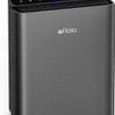 Afloia Air Purifiers for Bedroom - Air Purifiers for Home Large Room Up to 1280Ft, 3-Stage Filter with Laser Air Quality Sensor for Pets Hair Dander Pollen Allergies Dust Mold Odor Smoke, Grey