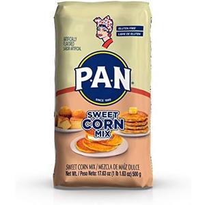P.A.N. Sweet Corn Mix – Gluten Free Mixture for Cachapas (1.1 lb/Pack of 1), BBD 17 July 2026