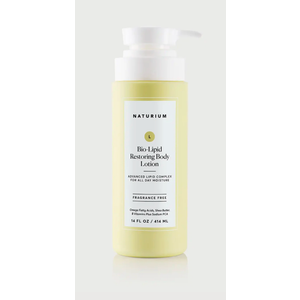 Naturium BioLipid Restoring Moisturizing Body Lotion with Shea Butter, Fragrance Free, 14 oz