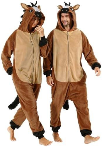 Adult Onesie, Halloween Onesie Adult Funny Cosplay Costume Pajamas Large