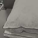 Feather Down Pillows Queen Size Set of 2 Pack, Luxury Hotel Collection Bed Pillows for Sleeping, Fluffy Soft Medium Firm Down Surround Gusseted Pillows for Side Back Stomach Sleepers 20 x 30 in