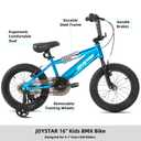JOYSTAR 20 Inch Kids Bike for 6-9 Years Girls Boys High-Carbon Steel Frame Youth Bicycle BMX Style Children Bicycles with Kickstand Blue
