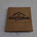 HOMOTEK 3 Pack Self-Adhesive Sliding Closet Door Handles Instant Self-Stick Cabinet Drawer Handles, Stick-On Kitchen Cabinet Pulls Furniture Handles- 5 Inch, No-Drill, Black