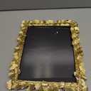 8x10 Picture Frame Gold Picture Frames, Vintage Ornate Frame Leaf Textured Hand-Crafted Resin with Glass Front, Antique Photo Frame for Wall Hanging and Tabletop Display, Retro Design Home Decor