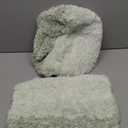 Arotive Microfiber Bathroom Rugs 3 Piece with Toilet Lid Cover, Shaggy Soft and Absorbent Bath Rug, Non-Slip, Machine Washable Bath Mats for Bathroom（24x16+24x20+17.5x15, Sage Green)