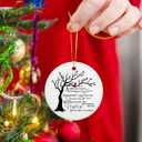 3 x Red Cardinal Christmas Ornaments - Memorial Gifts for Loss of Loved One, Memory or Remembrance Ornament for Christmas Tree, in Loving Memory Decor, Sympathy or Condolence Gifts (Family1)