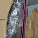 Indoor Basketball Hoop with Electronic Scoreboard and LED Light, Pink Over The Door Basketball Toy, for Kids Aged 4, 5, 6, 7, 8+Years Old