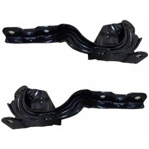 For Kia Forte 2019 2020 2021 Hood Hinge Driver and Passenger Side | Pair | Sedan | Black | Steel | Replacement For KI1236176, KI1236175 | 66910M7000, 66920M7000