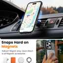 DEERLAMN Strong Magnetic Case for iPhone 16 Pro Max 6.9-Inch,[Compatible with Magsafe][Military Grade Drop Protection] Translucent Matte Shockproof Protective Phone Cover-Frosted Black
