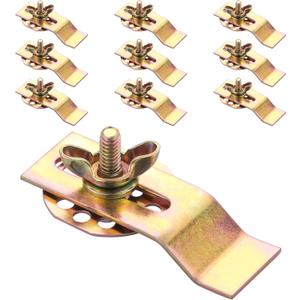 Undermount Sink Clips 10 Pack: Premium Sink Brackets & Sink Mounting Kit, Sink Installation Hardware Clips for Kitchen, Bathroom, Countertop Vanity Sink Supports