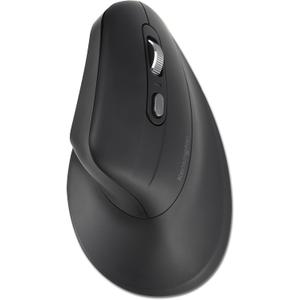 Kensington MY630 EQ Wireless Rechargeable Mouse, Ergonomic Vertical Design, Bluetooth LE, 2.4GHz, Black (K72484NA) (Full-Size)