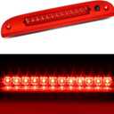 Third 3rd Brake Light LED for 2002-2010 Ford Explorer, 2008-2012 Ford Escape High Mount Rear Brake Lights Assembly, Waterproof Center Cab Lamp Stop Light (RED)