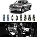 EASY EAGLE LED Car Interior Lights, Super Bright Bulbs - for Dodge Ram 2009 2010 2011 2012 2013 2014 2015 2016 2017 2018 Pickup Truck 1500 2500 3500 - Kit Package Includes 13 LED Light Accessories