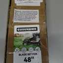 GUSUHAWK 3 Pack GX20250 Mower Blades with Bolts Replace John Deere 48 Inch Mower Blades GY20568, GX20819 for L120, L130, 1948GV, 1948HV, 2148HV, L2048, L2548 48 inch Deck Mulching Blade