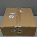 LIN CHUAN Large Decorative Bowl, Modern Resin Pedestal Bowl for Home Decor, Stylish Fruit Bowl for Kitchen Counter, Chic Key Holder for Entry Table, Matte Black