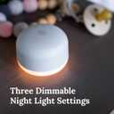 Yogasleep Travel Mini Portable White Noise Sound Machine, 6 Soothing Sounds, Volume Control, Dimmable Night Light, Sleep Therapy for Adults & Baby, USB Rechargeable, Lanyard Included