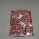 Artoid Mode Reindeer Snowflakes Winter Placemats Set of 4, 12x18 Inch Seasonal Red Fair Isle Table Mats for Party Kitchen Dining Decoration