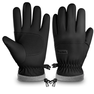 Ihuan Kids Winter Waterproof Ski Gloves, Snowboarding Touchscreen Snow Cycling Running Gloves for Boys Girls Medium