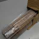 Cordless Bamboo Roman Shades w/Valance, 35.5" W × 64" H, BDP-Driftwood