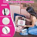 2 x Sister Trip 2026 Sister On The Loose Sisters Trip 2026 Weekend Sister Vacation Makeup Bag Girl Trip Travel Cosmetic Case Zipper Pouch Sisters Vacay Gift Road Trip