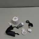 FLEXTAILGEAR Tiny Pump Portable Air Pump, Ultra-Mini with 1300mAh Battery USB Rechargeable to Inflate Deflate for Pool Floats Air Bed / Mattress Swimming Ring Vacuum Storage Bags (White)