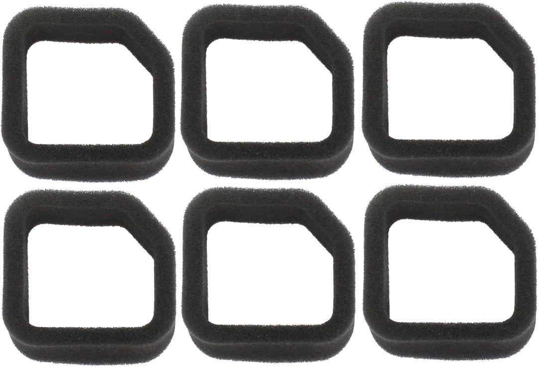 6 Pack 560873001 Air Filter Replacement for Ryobi trimmer Models, Ryobi blower BM254BV RY08510 RY08544, Ryobi cultivator RY60511A RY60511B RY60512 and Homelite blower UT08514 UT08544 UT08546