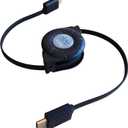 Tera Grand Premium 4K High-Speed HDMI 2.0 Retractable Cable, Extends up to 4.25 feet - Supports 4K Ultra HD, 3D, ARC, HDR, and Ethernet Channel