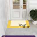 DEXI Fall Front Door Mat Outside Entrance, 32x48 Autumn Colorful Leaves