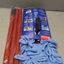 O-Cedar Dual-Action Microfiber Sweeper Dust Mop, Red
