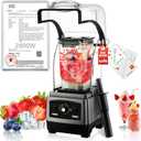 2025 Upgrade Commercial Blender | SGS German Super Motor 2800W| Dishwasher Safe | 6-Piece Japanese Blades, 3-Second Quick Ice Crushing |Quiet Blender for Juices and Smoothies, New