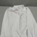 siliteelon Women's Stain Shield Dress Shirts Wrinkle Free Long Sleeve Shirts Solid Work Business Button Down Shirts Size L