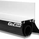 Garage Door Seals, Heavy-Duty U+O Shape Bottom Rubber with Aluminum Track Retainer Base + 5cm Brush Combination Kit, Universal Garage Door Weather Stripping Kit (10ft)