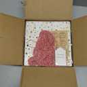 24 PCS Christmas Cookie Boxes for Gift Giving, 9x6x3 Golden Star Christmas Treat Boxes with Window, Auto-Up Holiday Cookie Boxes,Baking Goods Packaging Box for Desserts, Mini Cake, Donuts