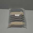 Striped Outdoor Front Door Mat 24"x51", Cotton Hand Woven Washable Black and Khaki Rug Runner, Reversible Foldable Indoor Layered Front Door Rugs for Entryway/Farmhouse/Home Entrance (2'x4.3')