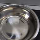 AsFrost Dog Food Bowls Stainless Steel Dog Bowls with No Spill Non-Skid Silicone Mat, Dog Food and Water Bowl Set, Dog Dishes for Small Medium Large Sized Dogs Pet Food Feeding Bowls, 4 Cup, Black