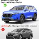 in-Channel Window Visors Rain Guards for Honda CR-V CRV 2023-2026 2027 LX EX EX-L Sport Hybrid Sport Touring, 4PCS Dark Smoke Window Deflectors, Vent Visors, Vent Shades, Car Accessories