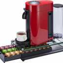 ZCDCP Nespresso Vertuo Pod Holder Coffee Capsule Drawer Black 30 Pods