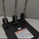 Heavy Duty 3 Hole Paper Punch,150 Sheet Capacity,Ergonomic Handle, Large Capacity Tray and Durable Metal, for Office, Home & Print Shop Use,Replaceable Cutter Head