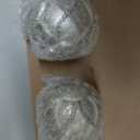 KAMANINA Double Curtain Rods for Windows 36 to 72 Inches (3-6 Feet), Champagne Gold Heavy Duty 1 Inch Double Curtain Rod, Telescoping Drapery Rod with Netted Texture Finials