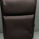 Hanke 28 Inch Luggage Softside Expandable Suitcases with Spinner Wheels, Travel Checked Luggage for Women Men(Coffee)