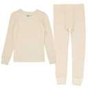 Fruit of The Loom Premium Boy's Thermal Waffle Set, Natural, 14-16, Ivory