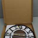 16 Inch Large Wall Clock,Modern Decorative Black Metal Silent Battery Operated Big Arabic Numeral Wall Clock for Living Room,Bedroom,Kitchen,Office,Farmhouse,Housewarming Gift (Brown)