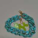 White Coffee Acrylic Resin Chain Purse Strap, 18 in DIY Acrylic Bag Chunky Purse Transparent Chain,