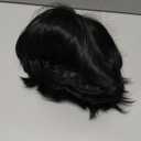 Black Mushroom Wig for Men Women Costume Short Black Bowl Cut Wig with Bangs for Daily Party Halloween Cosplay AnimeBlack