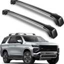 350 LBS Roof Rack Cross Bars Compatible with Chevy Tahoe 2021-2026, Chevrolet Suburban, GMC Yukon XL, Cadillac Escalade ESV Lockable Aluminum Rails Rooftop Bike Snowboard Skiboard Luggage Carrier