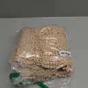 Yimobra Toilet Rugs U Shaped Washable 24 x 20, Non Slip and Super Absorbent Toilet Mat, Quick Dry, Ultra Luxury Microfiber Chenille Plush Fluffy Contour Bath Rugs for Toilet Base, Beige