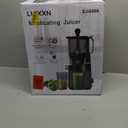 Cold Press Juicer, 5.8" Wide Feed Chute Juice Extractor Machine with 400W, High Juice Yield, Slow Masticating Juicer for Whole Vegetables & Fruits, Dark Grey