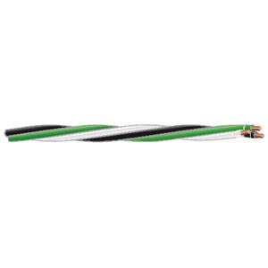 Southwire 25 ft. 12/3 Black/White/Green Solid CU THHN Tri-Wire