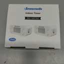 DEWENWILS 24 Hour Programmable Digital Timer Outlet, 2 Pack Timers for Electrical Outlets, Light Timer for Indoor Lamp Fan Aquarium, 1 Grounded Outlet, 125V/15A/1000W, 3 Prong, 1/2 HP