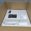 ANCHEER Under Desk Elliptical, 24-in-1 (12 Auto & 12 Manual) Elliptical Machine with Wireless Remote&Dual-Direction, Quiet Compact Leg Exerciser for Home Office (Pro-Black)